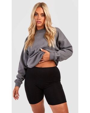 Boohoo Plus Basic Cycling Short - Black