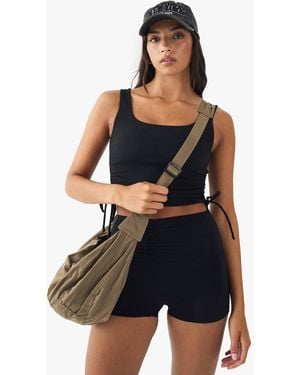 DSGN Studio Ultra Sculpt Sports Ruched Waist Short - Black