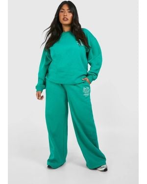 DSGN Studio Plus Dsgn Studio Sport Straight Leg Jogger - Green