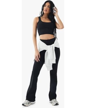 DSGN Studio Sports Ultra Sculpt High Waist Straight Leg Trouser - Black
