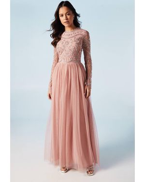 Coast Boho Embellished Mesh Two - Pink