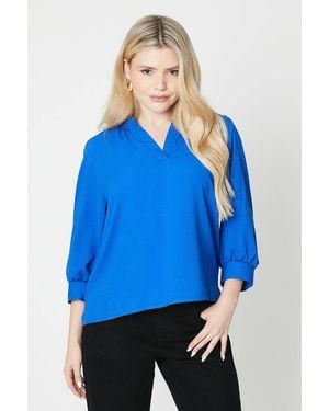 Dorothy Perkins Overhead Blouse - Blue