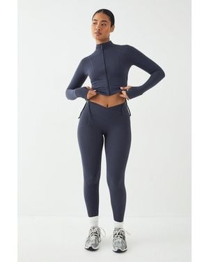 DSGN Studio Dsgn Studio Supersoft Sculpt Wrap Waist Legging - Blue