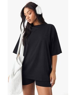 DSGN Studio Oversized T-Shirt And Cycling Short Set - Green