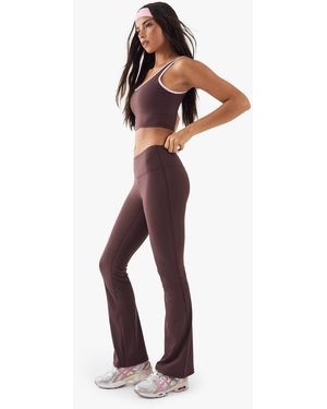 DSGN Studio Sports Ultra Sculpt High Waist Flared Legging - Natural