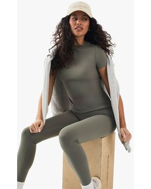 Boohoo Ultra Sculpt Sculpt Top - Green