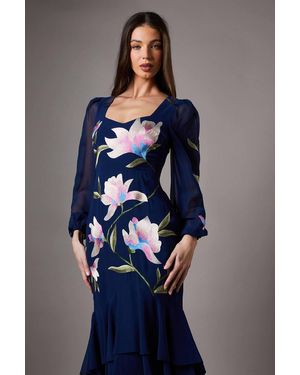 coast all over embroidered maxi dress Rent Coast All Over Embroidered Maxi Dress main image 1