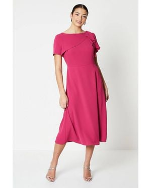 strapless open back dress Marine Layer Women's Lexi Rib Sun in Fit & Flare Dress - Black main image 1