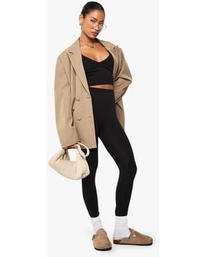 Boohoo Basics High Waist Legging - Black