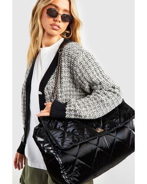 Boohoo Mini Bowling Grab Bag in Brown Lyst