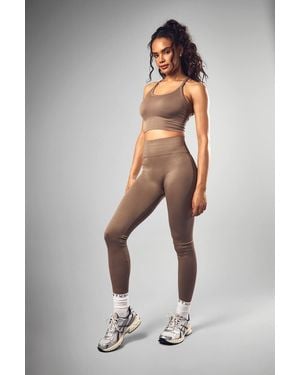 DSGN Studio Dsgn Studio Highwaist Supersoft Peached Sculpt Wrap Waist Legging - Black