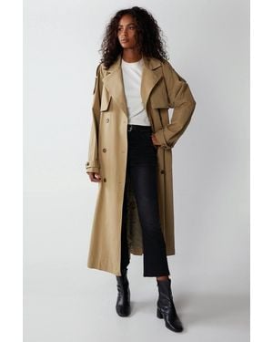 Warehouse The Denim Crop Flare Jean - Black