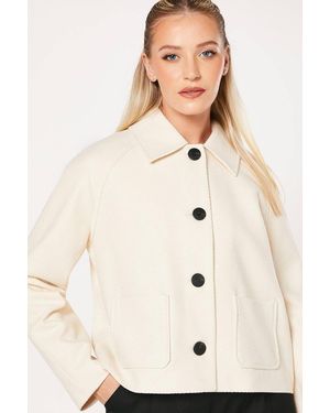 Dorothy Perkins Cropped Jacket - Natural