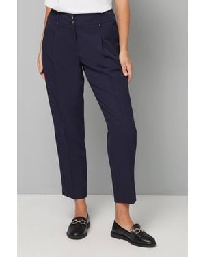 Wallis Petite Smart Tapered Leg Pants - Blue