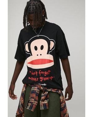 Boohoo Oversized Paul Frank License Printed T-Shirt - Black