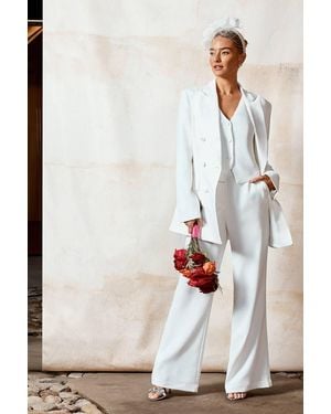 Coast Premium Flare Bridal Pants - White