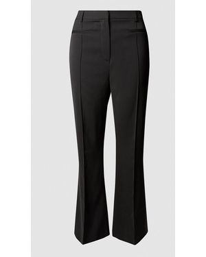 Wallis Curve High Waist Flare Trouser - Black