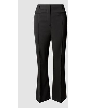 Wallis Curve High Waist Flare Trouser - Black