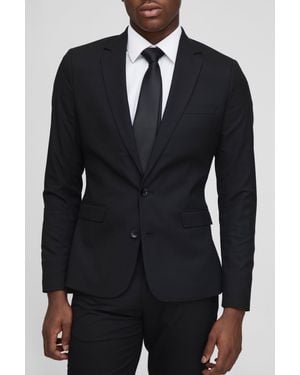 BoohooMAN Super Skinny einreihige Anzugjacke - Schwarz