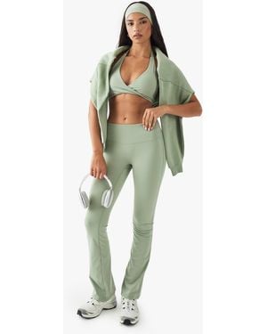 DSGN Studio Ultra Sculpt Flared Legging - Green