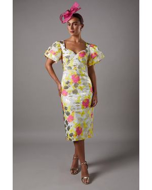 エーシーケーエー jacquard volume dress jacquard volume dress – Acka online store