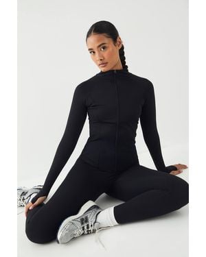 DSGN Studio Ultra Sculpt Zip Through Jacket - Black