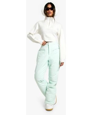 Boohoo Padded Ski Trouser - White