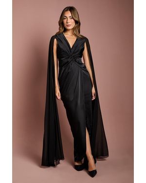 knee length dresses for ladies Khaite Coast Dress in Black - Black Designer Dress