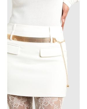 Boohoo Chain Chunky Belt - White