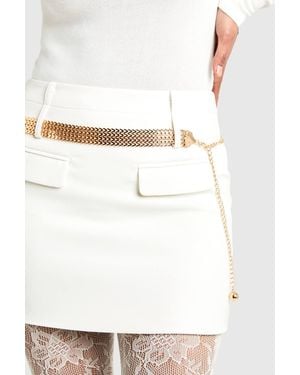 Boohoo Chain Chunky Belt - White