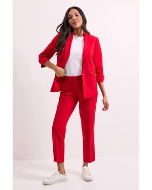 Dorothy Perkins Ankle Grazer Trouser - Red