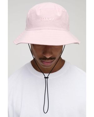 Boohoo Gorro De Pescador Man De Nailon - Rosa