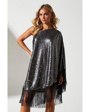 coast party sequin velvet wrap mini dress Women's Petite Party Sequin Velvet Wrap Mini Dress, Olive
