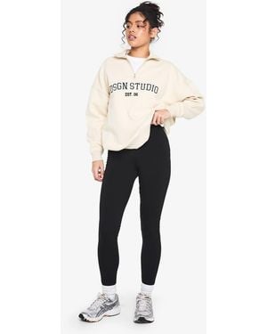 Boohoo Double Layer Modal Jersey Legging - Black