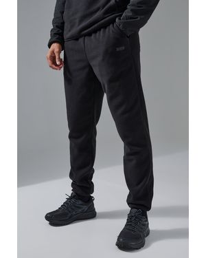 BoohooMAN Man Active Fleece Jogginghose - Schwarz