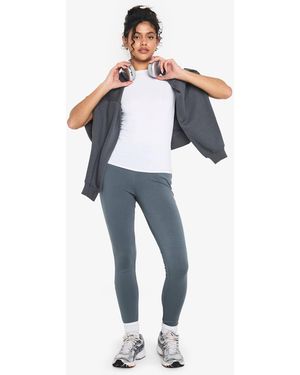 Boohoo Double Layer Modal Jersey Legging - Blue