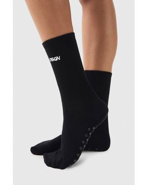 DSGN Studio Pilates Yoga Grip Sports Socks - Black