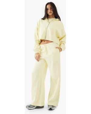 DSGN Studio Embroidered Straight Leg Jogger - Yellow