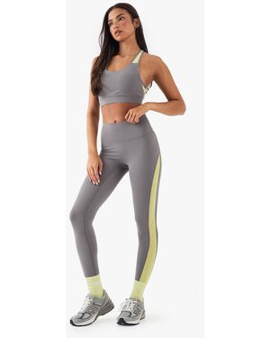 DSGN Studio Mesh Panel Leggings - White