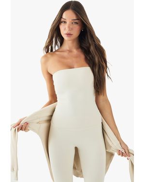 DSGN Studio Ultra Sculpt Padded Bandeau Top - Brown