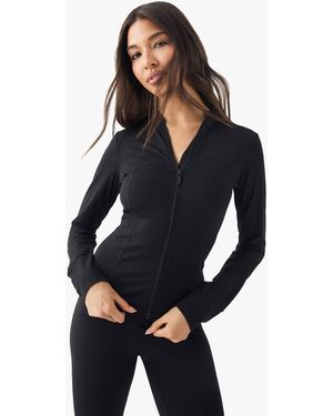 DSGN Studio Sports Ultra Sculpt Zip Through Hooded Jacket - Blue