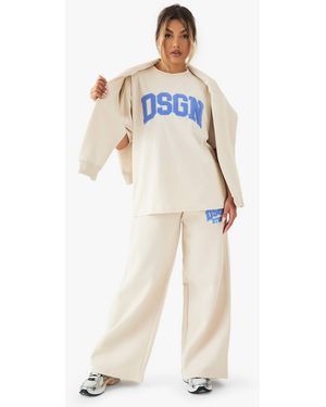 DSGN Studio Straight Leg Jogger - White
