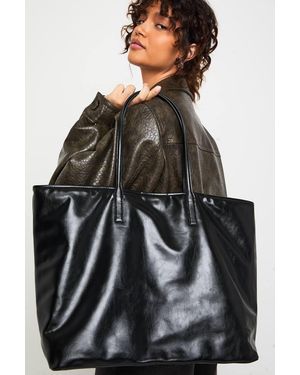 Boohoo Oversized Tote Bag - Gray