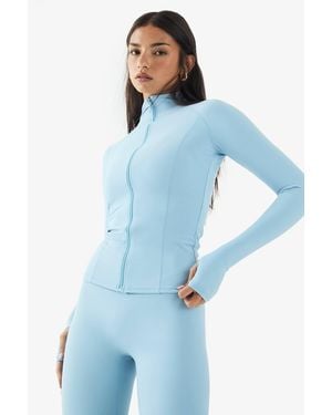 DSGN Studio Ultra Sculpt Zip Through Jacket - Blue