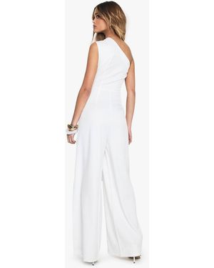Designer White One Shoulder Jumpsuits for Women - Up to 60