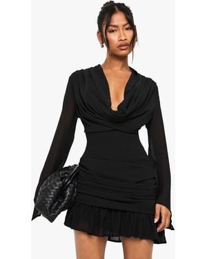 mini dress metallic Andie Silver Metallic Mini Dress