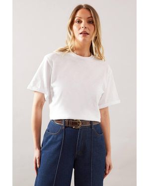 Wallis Jersey T-Shirt - White