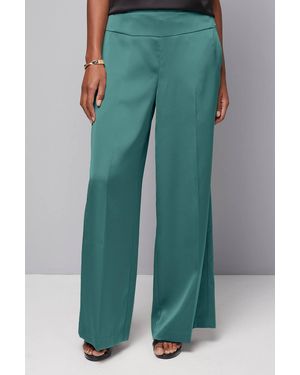 Wallis Wide Leg Side Seam Detail Trouser - Brown
