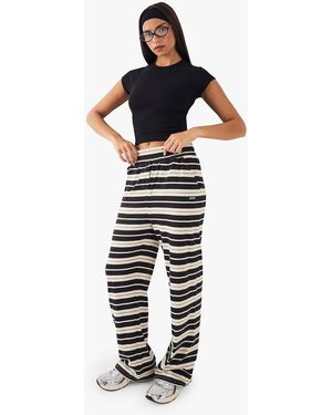 DSGN Studio Stripe Straight Leg Trouser - Blue