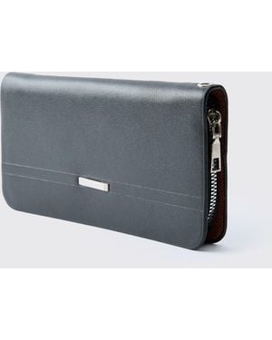 BoohooMAN PU-Brieftasche - Blau